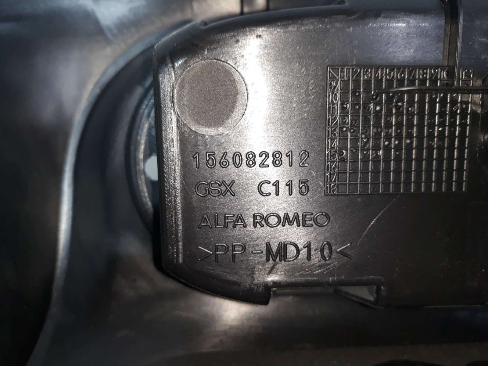 MOLDURAS DELANTERAS ALFA ROMEO GIULIETTA (191) 2010- (156082812 1337623)