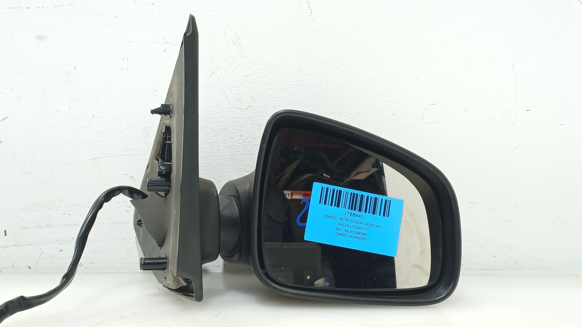 ESPEJO RETROVISOR DERECHO DACIA LOGAN II 2012- (963018898R 1788441)