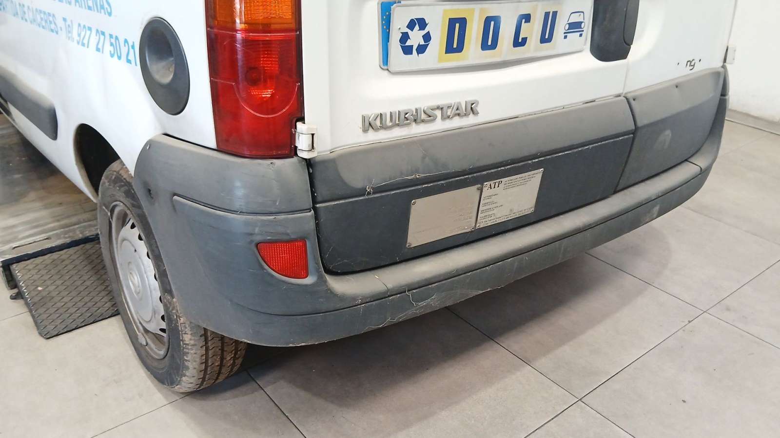 PARAGOLPES TRASERO NISSAN KUBISTAR Furgoneta (X76) 2003- (8501000QAB 1753183)