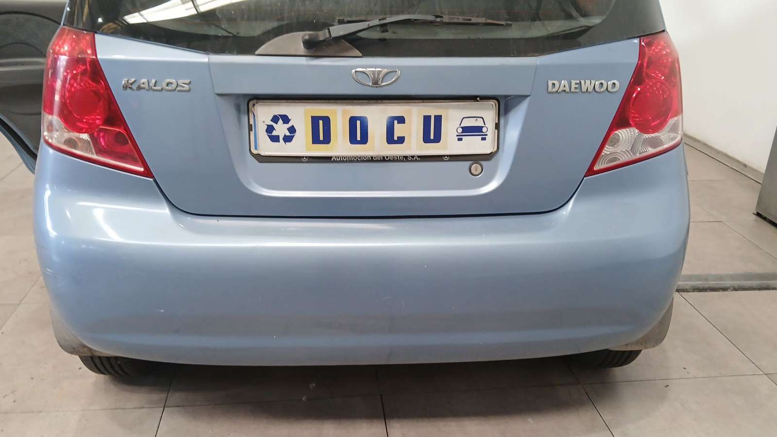 PARAGOLPES TRASERO CHEVROLET AVEO / KALOS Hatchback (T250, T255) 2006- (96543017 1758143)