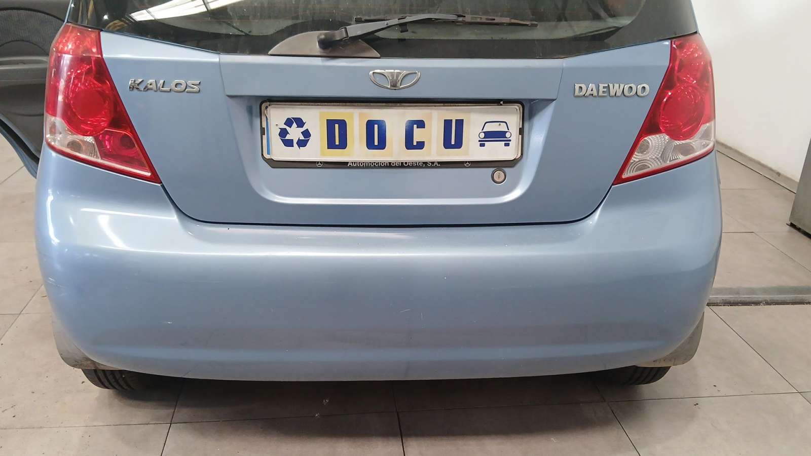 PARAGOLPES TRASERO CHEVROLET AVEO / KALOS Hatchback (T250, T255) 2006- (96543017 1758143)