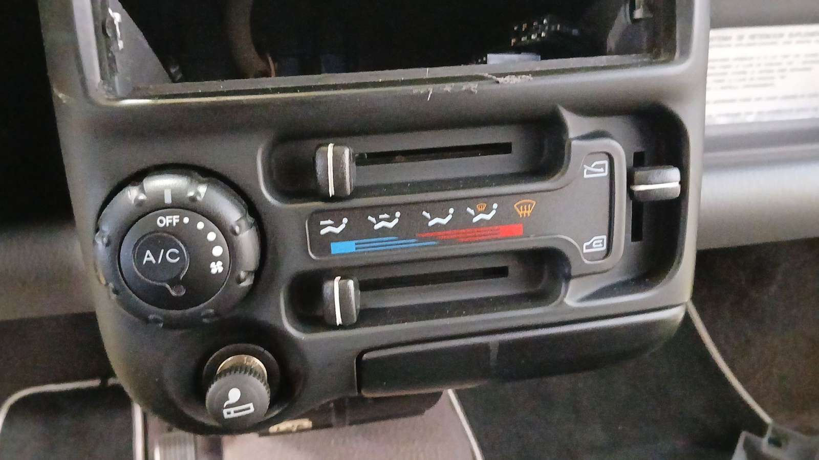 MANDO CALEFACCION / AIRE ACONDICIONADO HYUNDAI ATOS (MX) 1997- (9725002250 1772448)