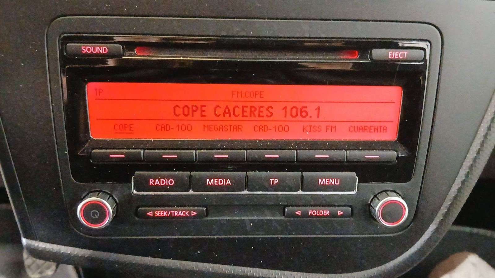 SISTEMA AUDIO / RADIO CD SEAT LEON (1P1) 2005-2013 (5P0035186 1727831)