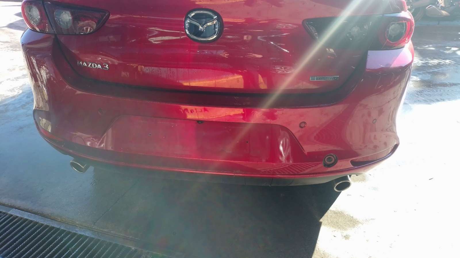 PARAGOLPES TRASERO MAZDA 3 Sedán - (BCKA50221A8P 1509480)