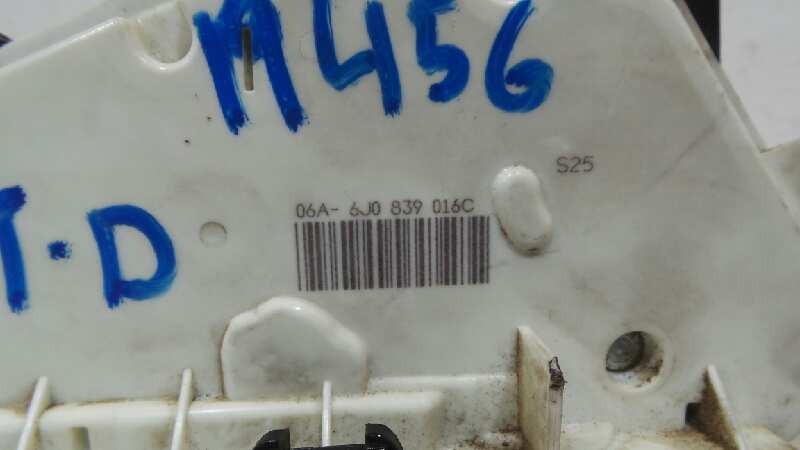 CERRADURA PUERTA TRASERA DERECHA SEAT IBIZA (6J5) 2008-2015 (6J0839016C 1211669)