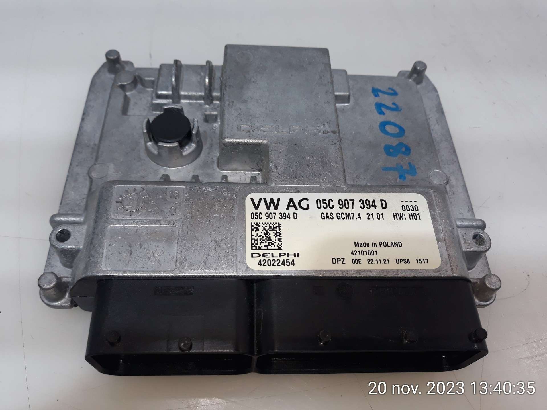 CENTRALITA MOTOR UCE VOLKSWAGEN POLO 2017- (05C907394D 1536401)