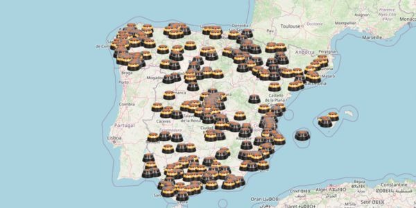 Polémica con las balizas V16: el mapa de la DGT y la localización en tiempo real